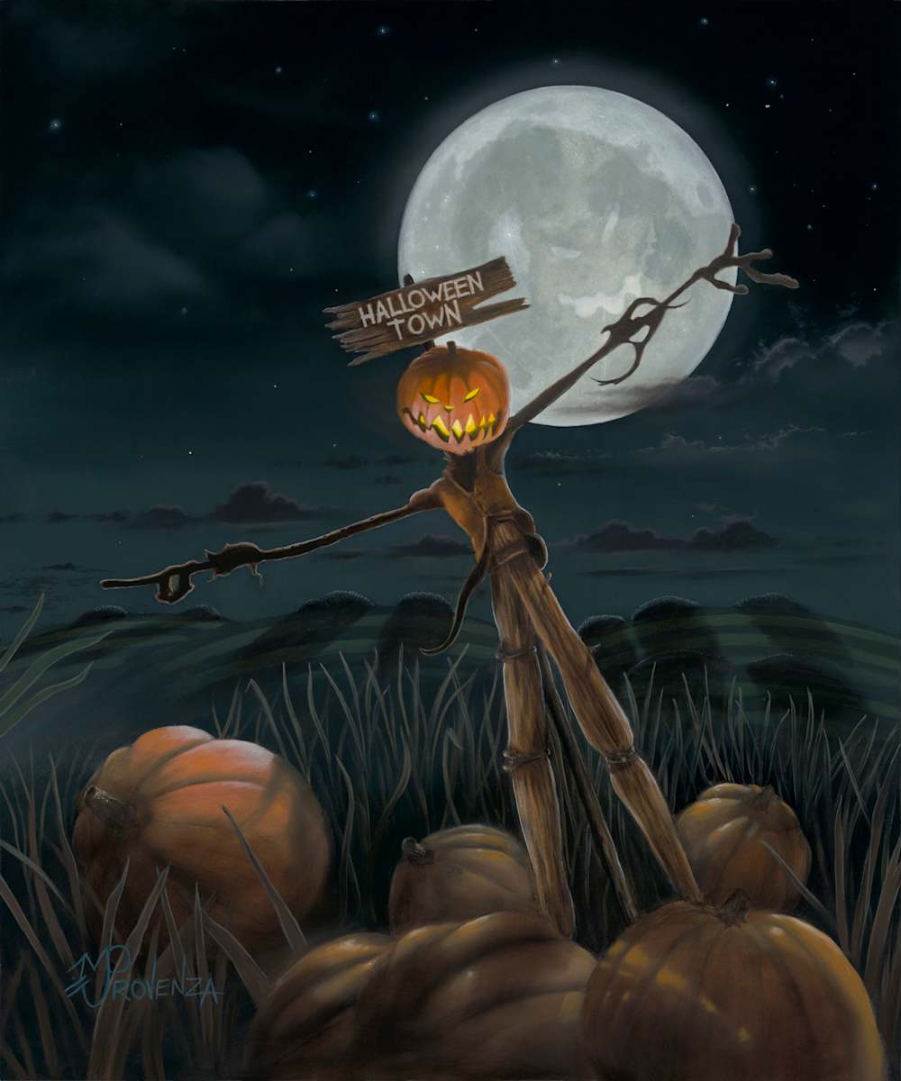 DISNEY This Is Halloween (The Nightmare Before Christmas) by Michael Provenza  Image: “This Is Halloween” 24x20 (oil on board) by Michael Provenza © Disney
