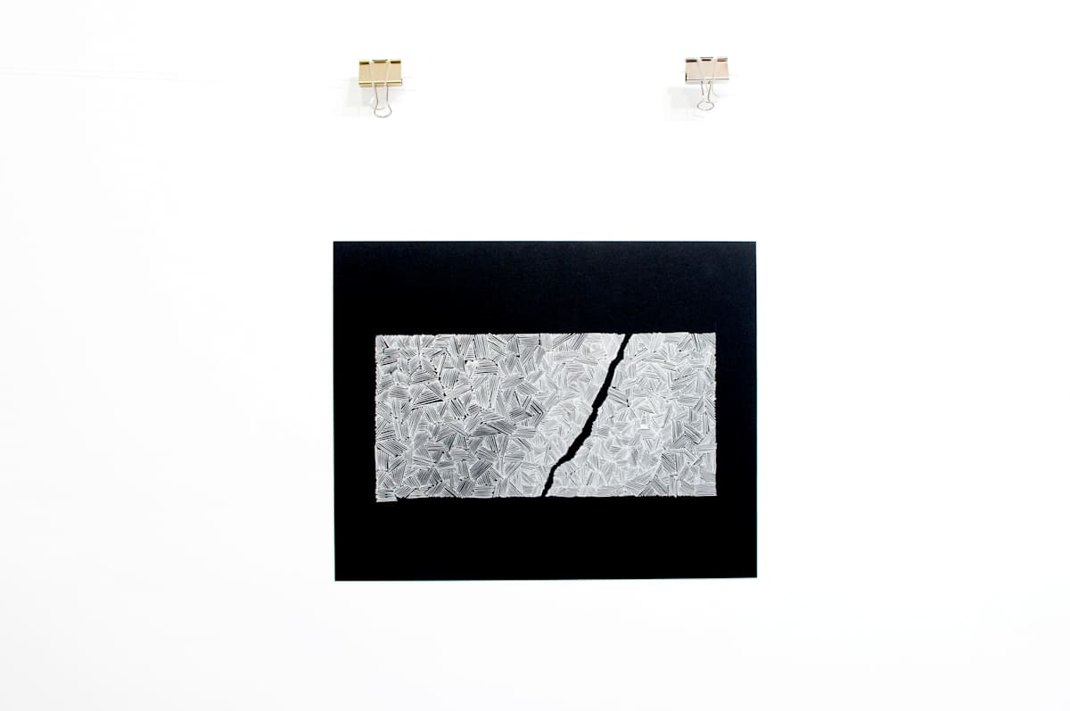 crystals 2 - silver pane, cracked by Gabe Fonorow, Image 2.