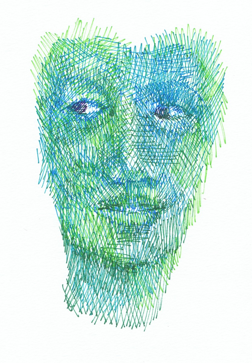 Green Crosshatcher by Lee Conklin, Image 1.
