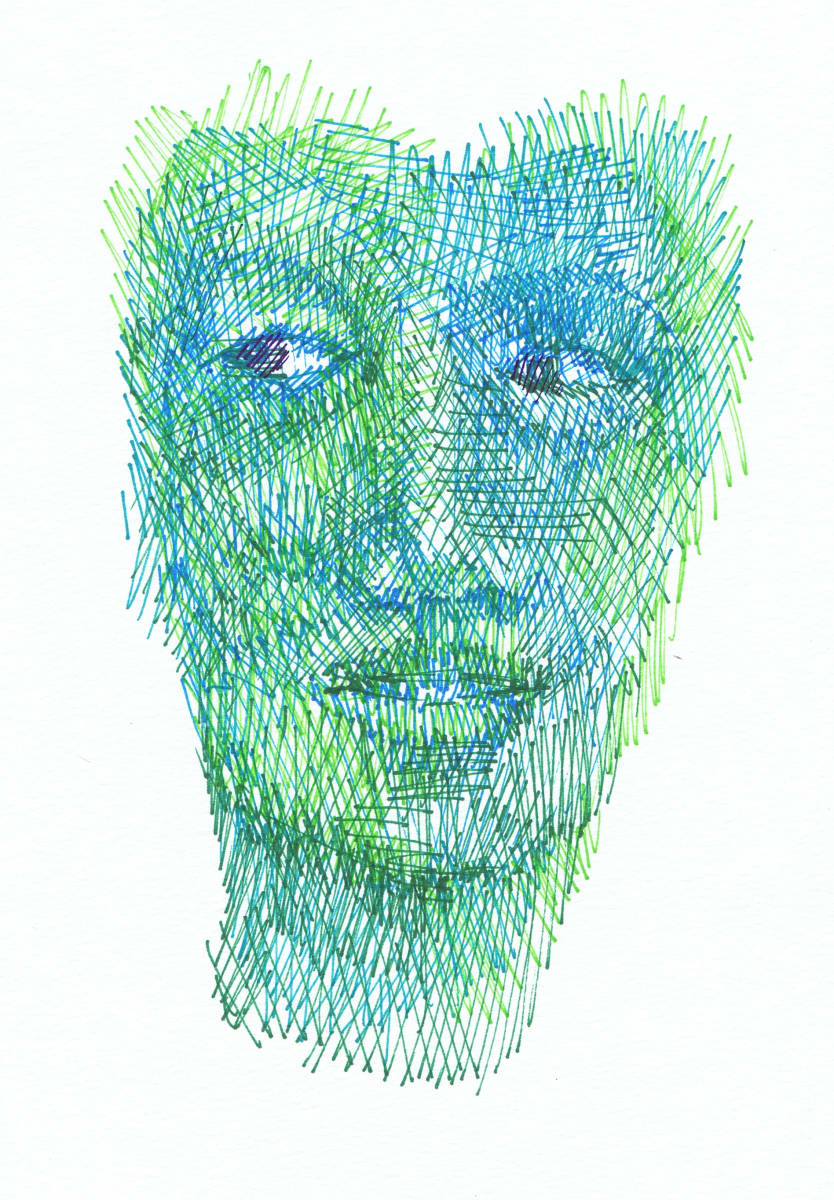 Green Crosshatcher by Lee Conklin, Image 1.
