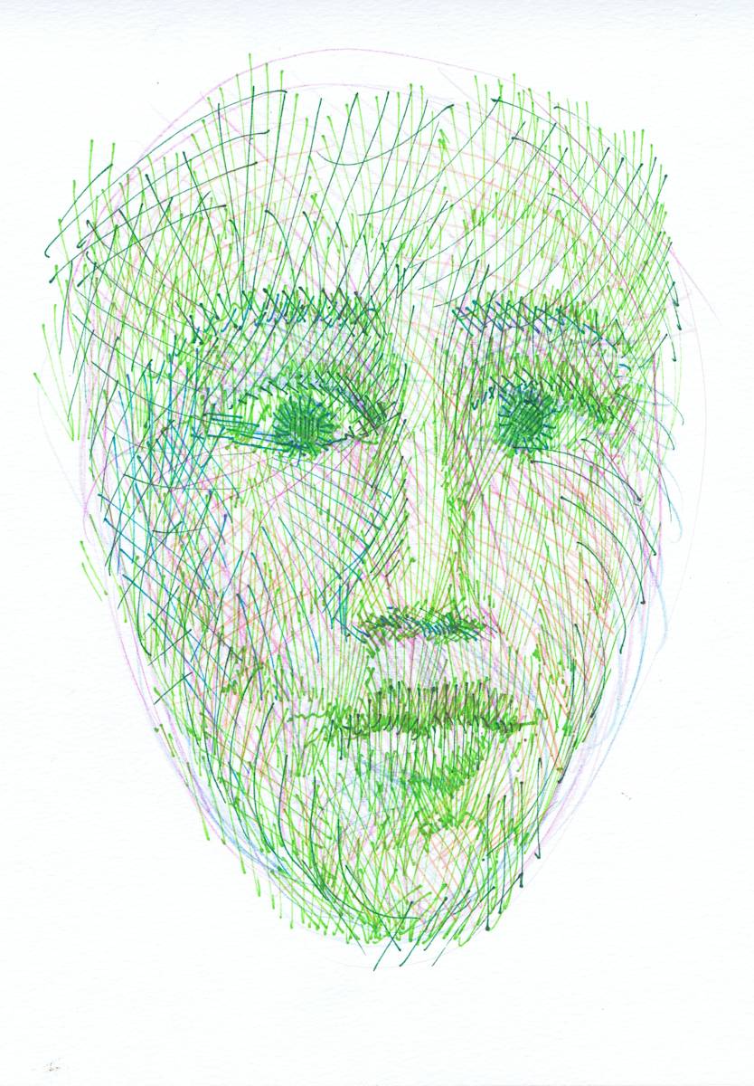 Multihued Crosshatcher by Lee Conklin, Image 1.