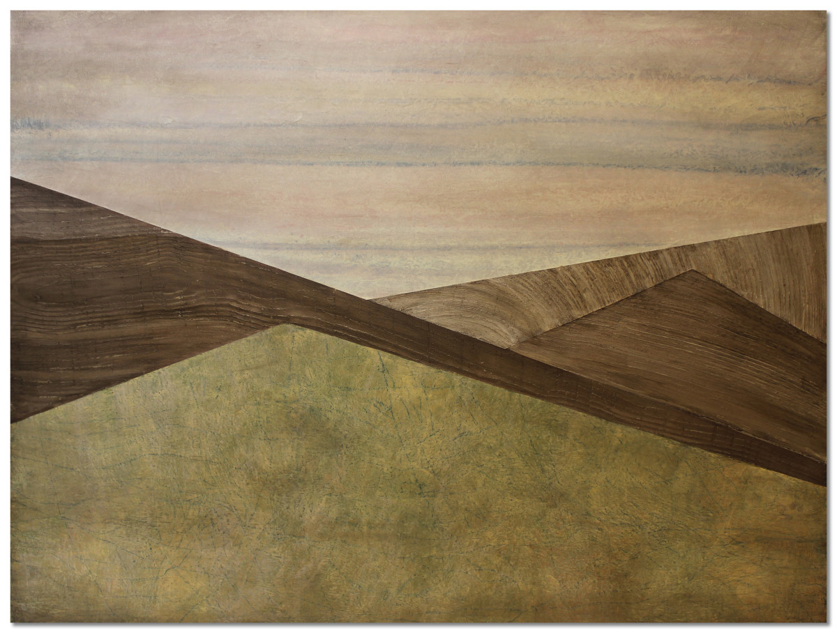 Grass Plains and the Mountains by Amanda Kaye Bielby 