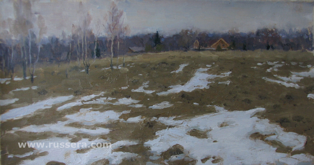 Last snow by Vasily Hudyakov 