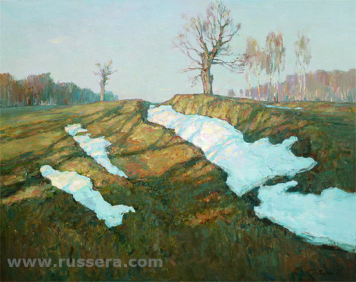 Last Snow by Sergey Nebesihin 