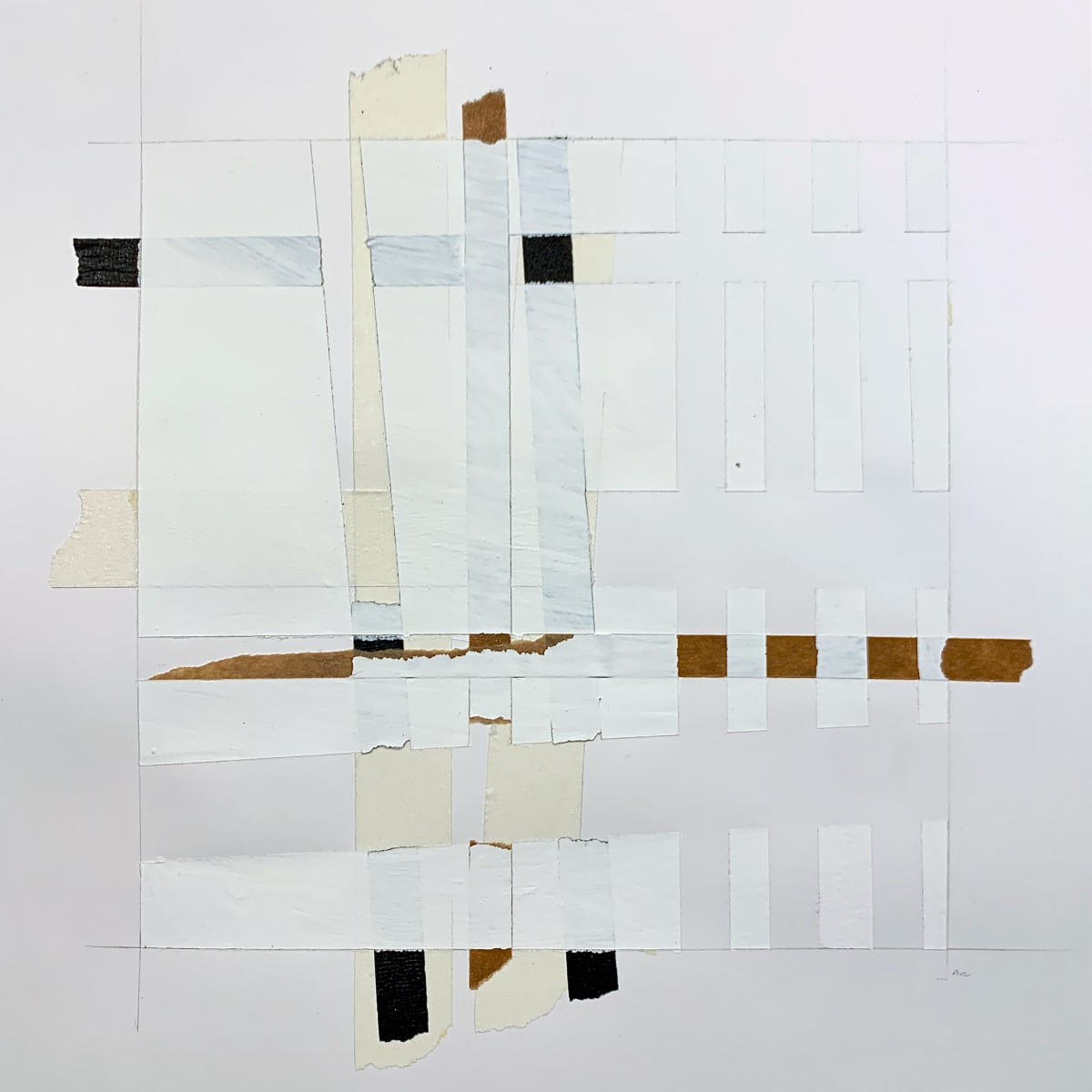 Masking Tape / Scaffold study 1 by Amy Reckley 