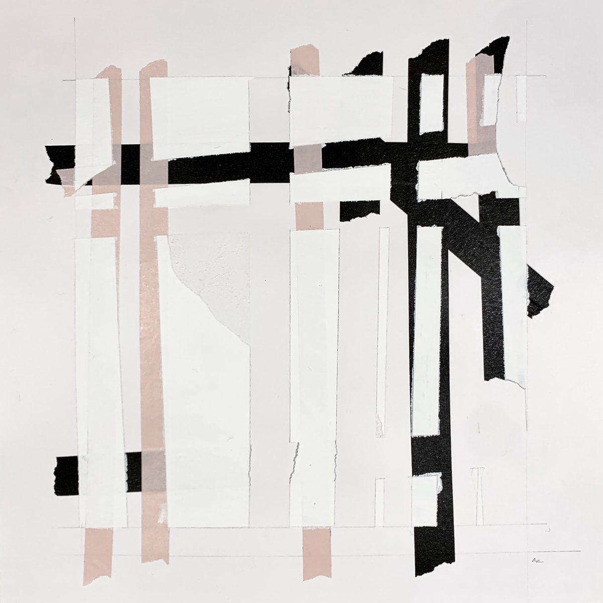 Masking Tape / Scaffold study 7 by Amy Reckley 