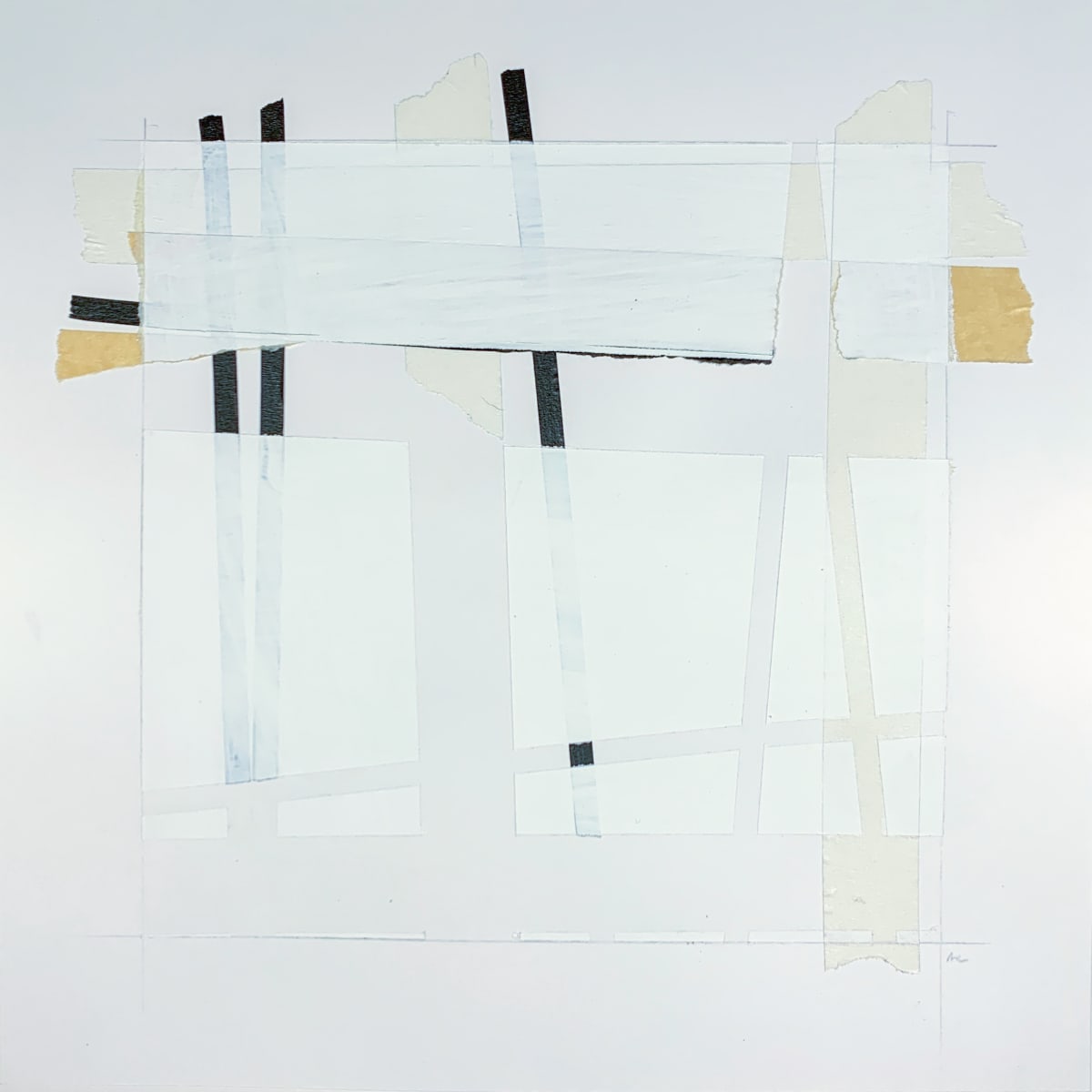 Masking Tape / Scaffold study 2 by Amy Reckley 