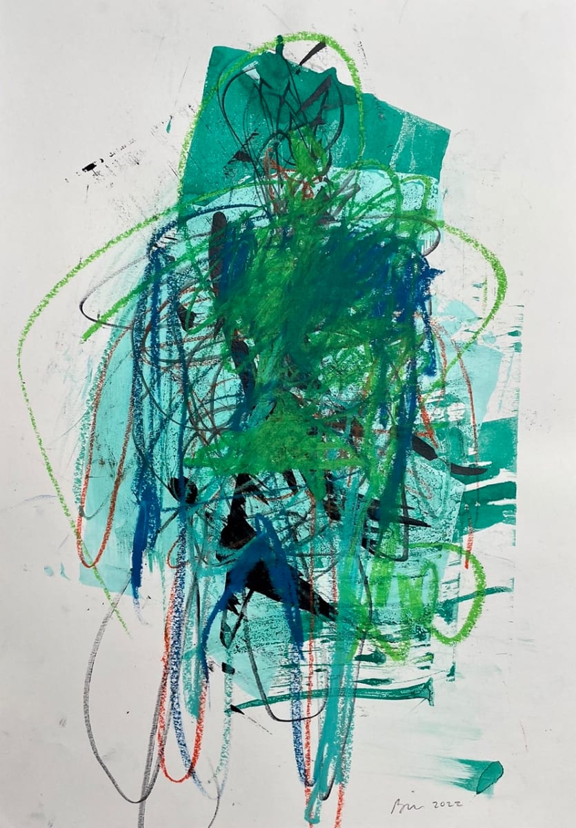 Abstract figure drawing 2022 #9 by Toni Bico 