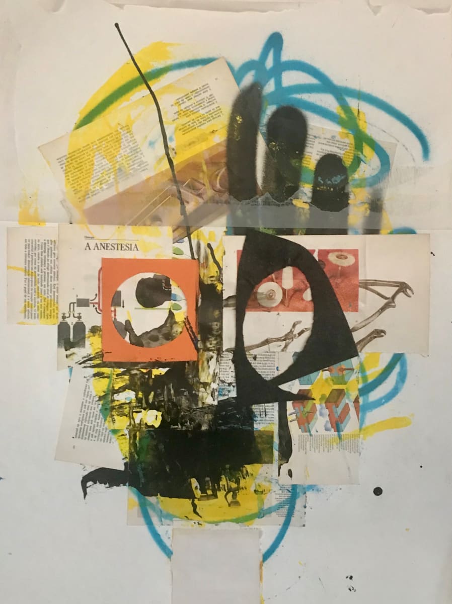 Head # 5 (collage) by Toni Bico 