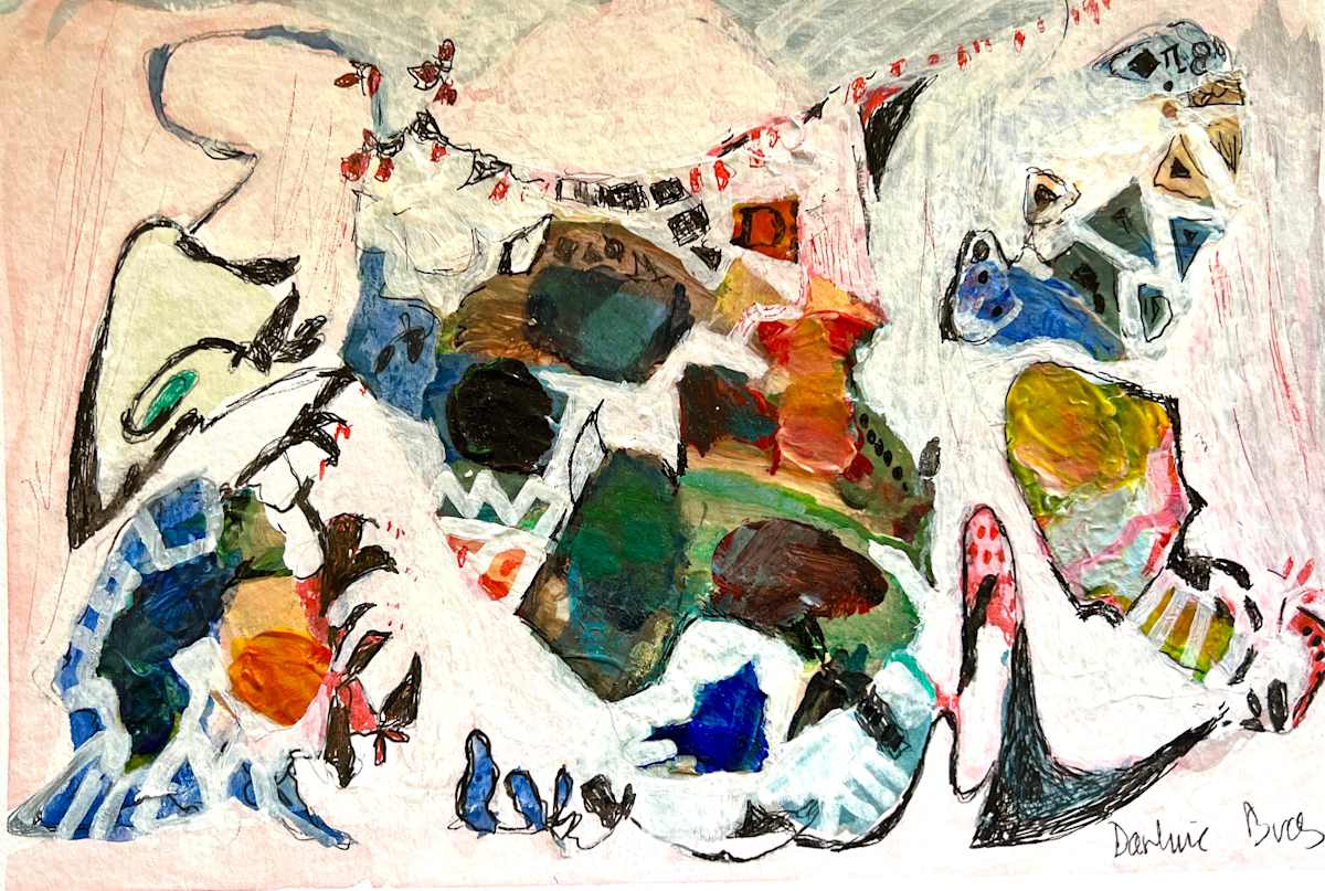 Multicolored Melange by Darline Braz 