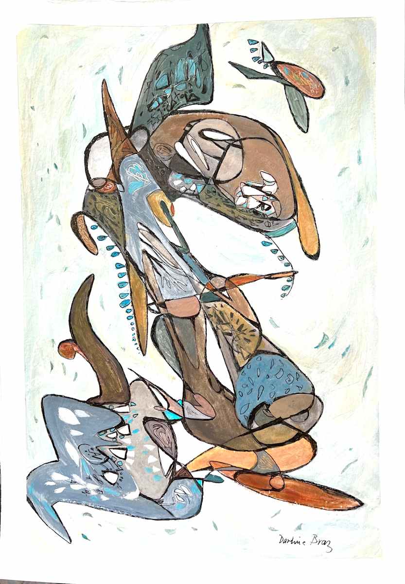 Blue & Beige by Darline Braz 