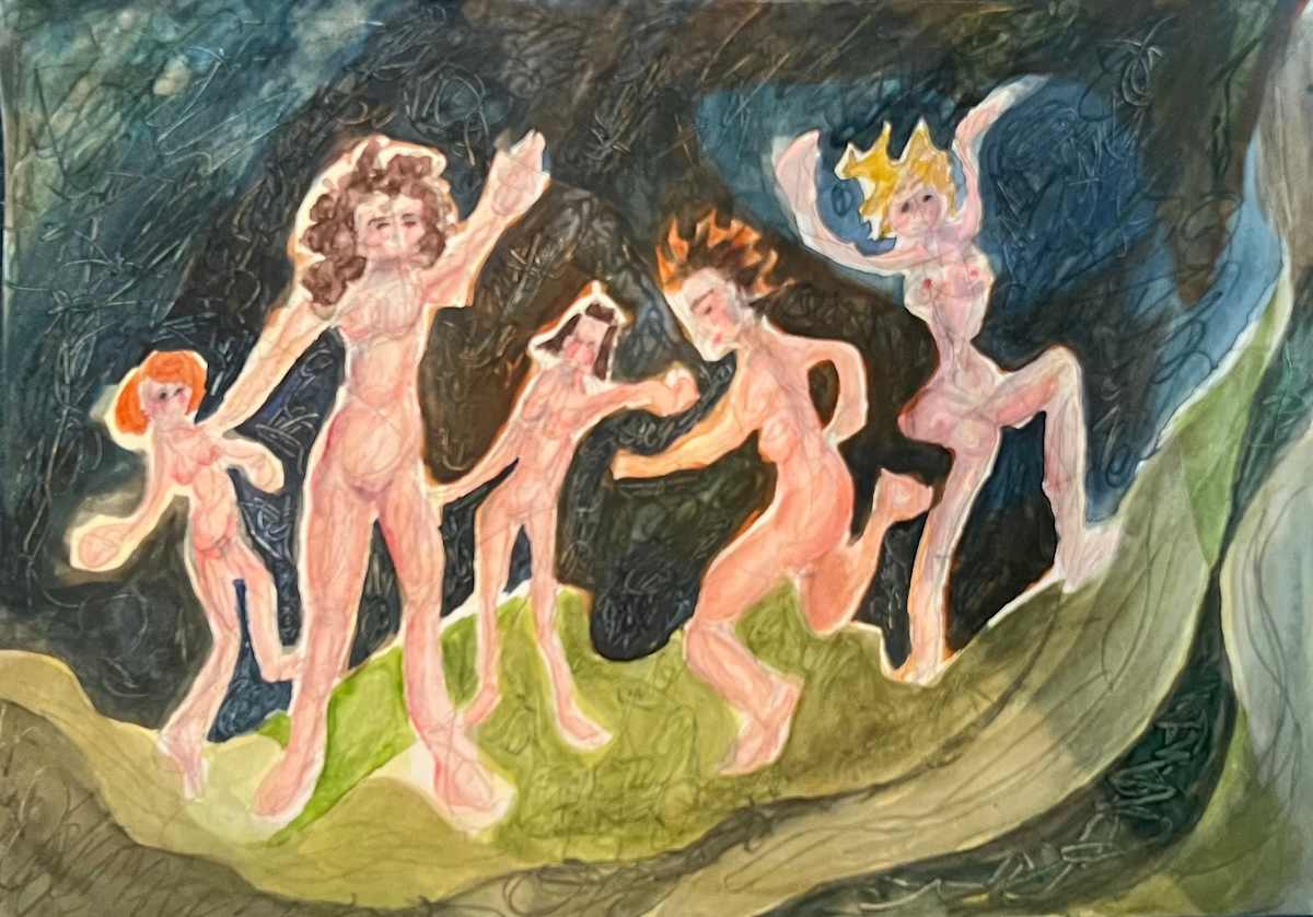 Dancing Nudes 3 by Darline Braz, Image 1.