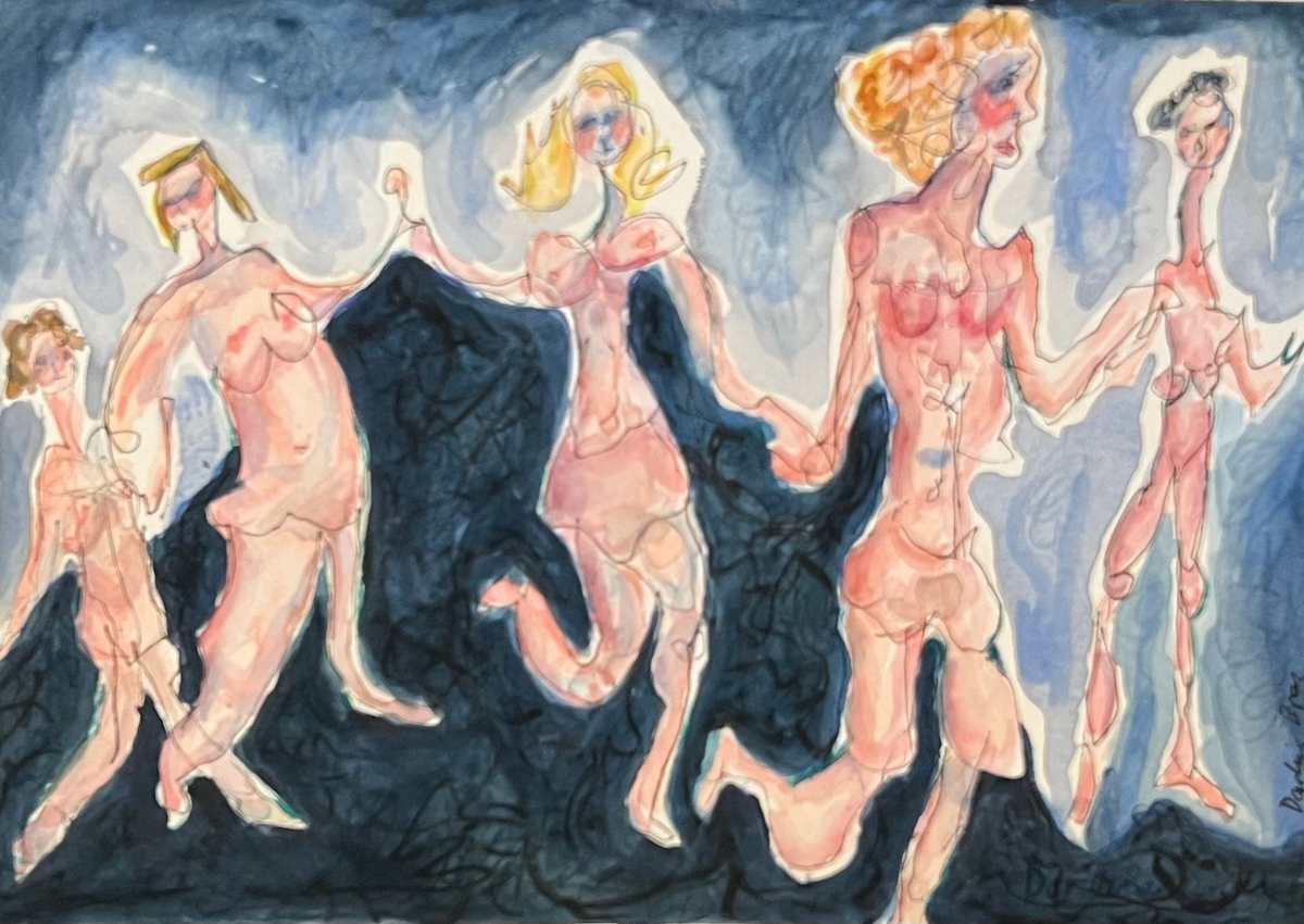 Dancing Nudes 4 by Darline Braz, Image 1.