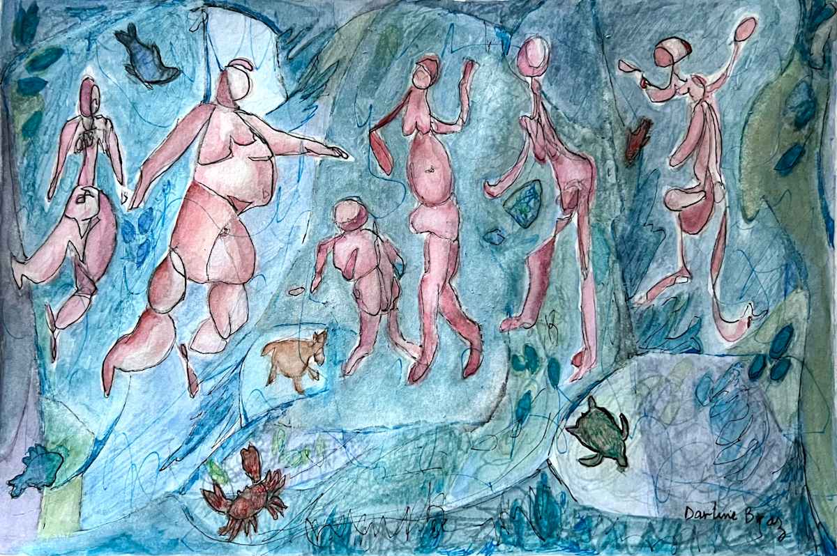 Dancing Nudes 5 by Darline Braz, Image 1.