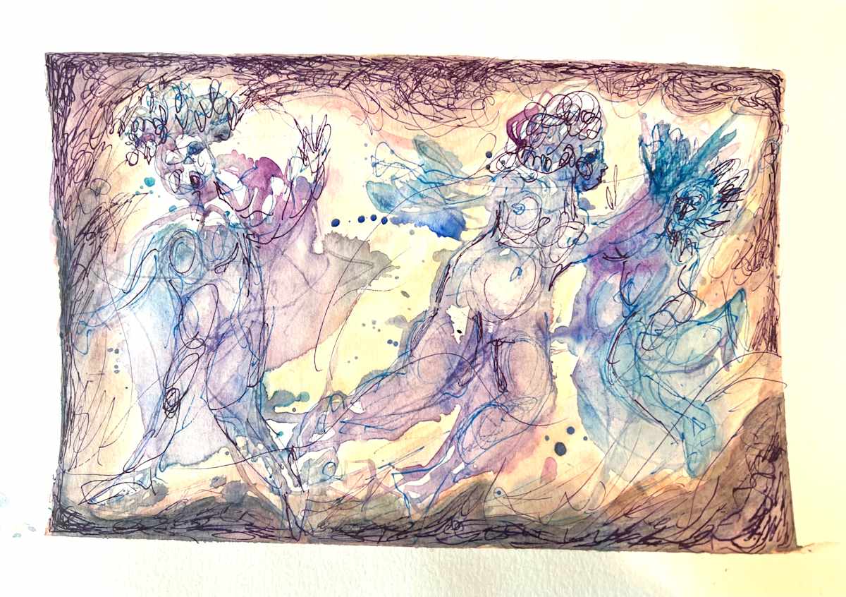 Dancing Nudes 6 by Darline Braz, Image 1.