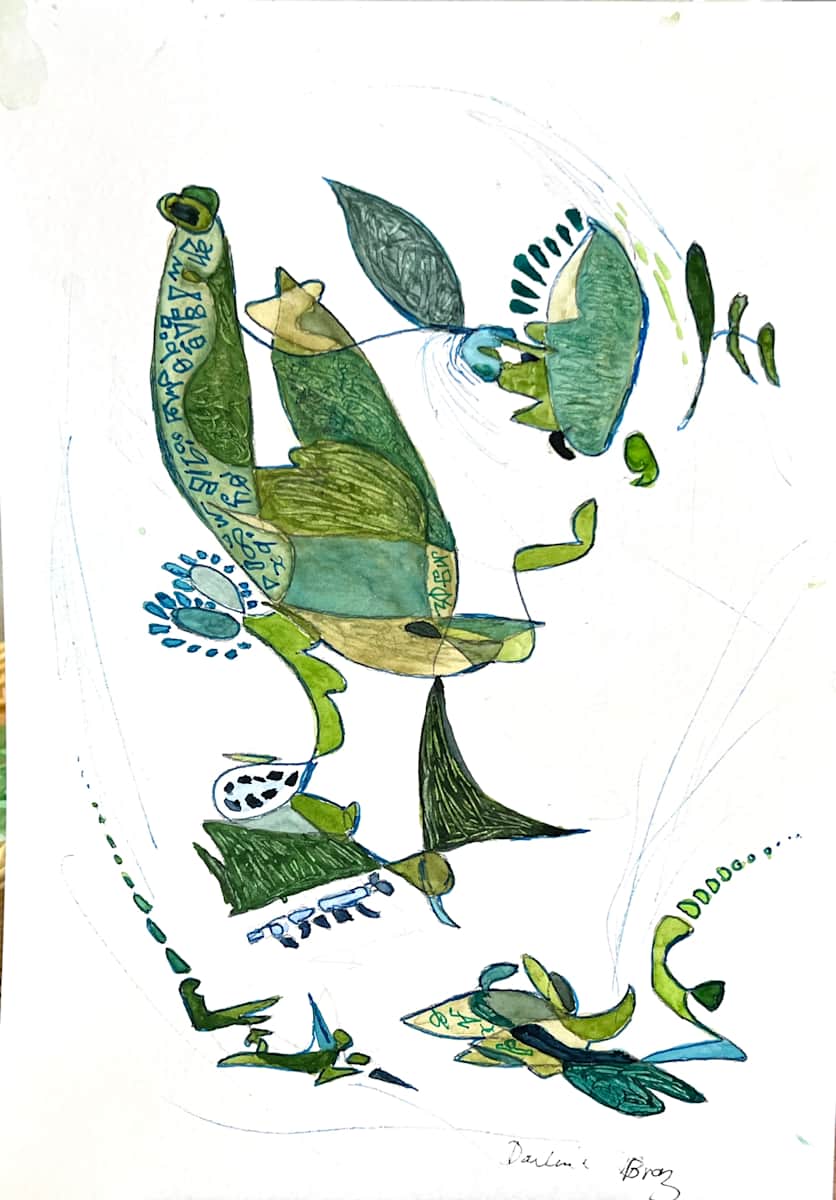 Whimsical Abstract II by Darline Braz, Image 1.