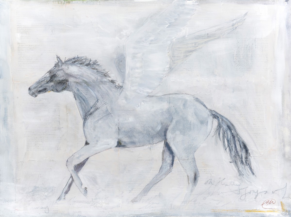 Winged horse by Marina Marinopoulos 