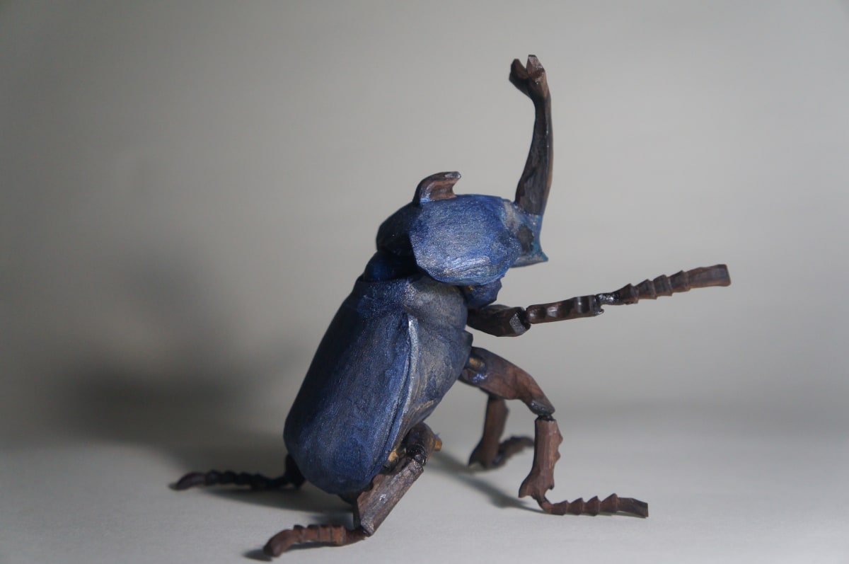 藍兜  Blue Dynastes by 陳家邦 CHEN Jia Bang, Image 3.