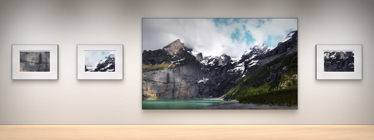 歐士能湖 (L) / Oeschinensee (L) by 劉群群 LIU Chun-Chun 