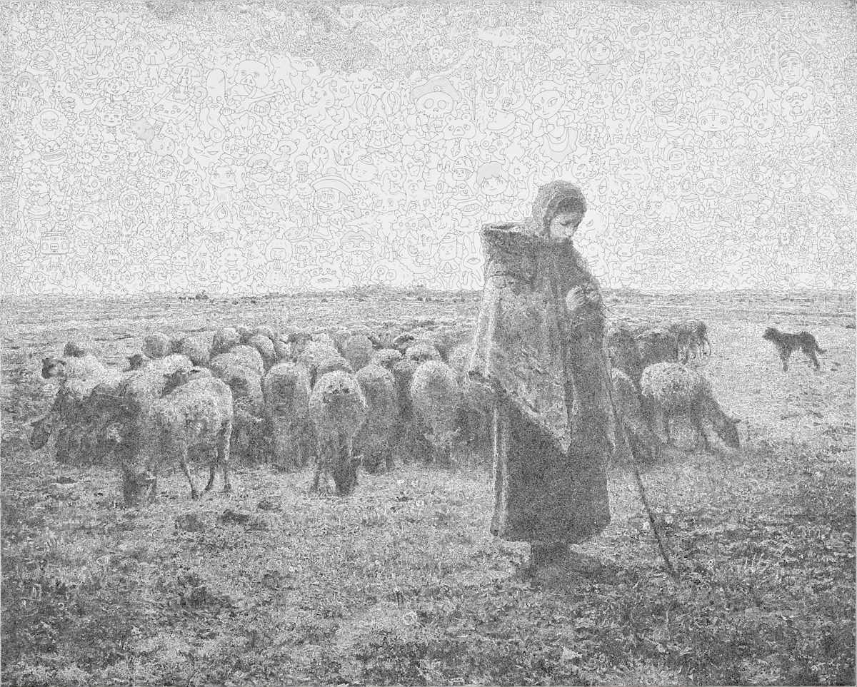 牧羊女與羊群 Do Shepherdess Dream of Atomic Sheep? by 佐垣慶多 SAGAKI Keita 