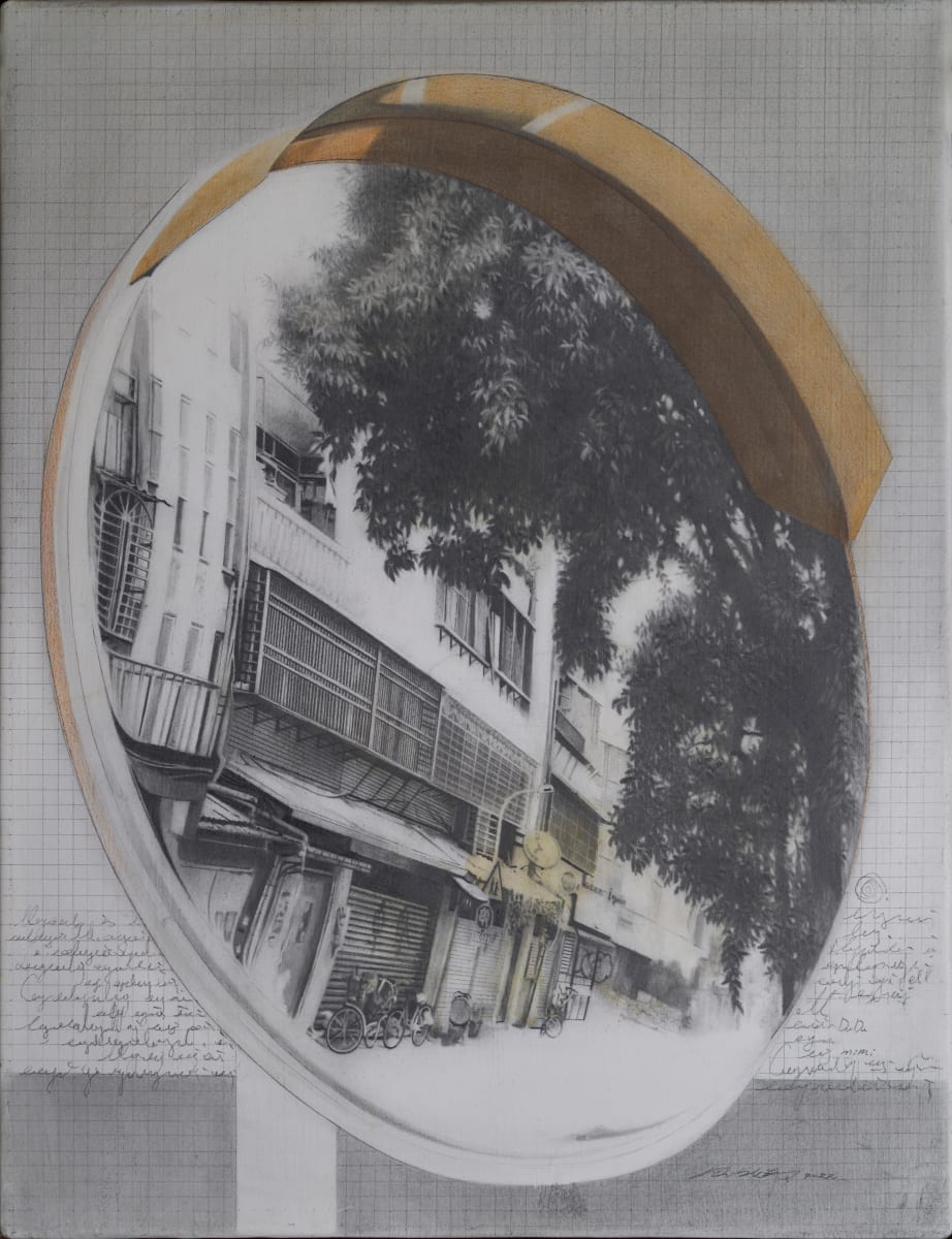 金華國小旁的反光鏡 Reflctor Beside Jin-Hua Elementary School by 周政緯 CHOU Cheng Wei 