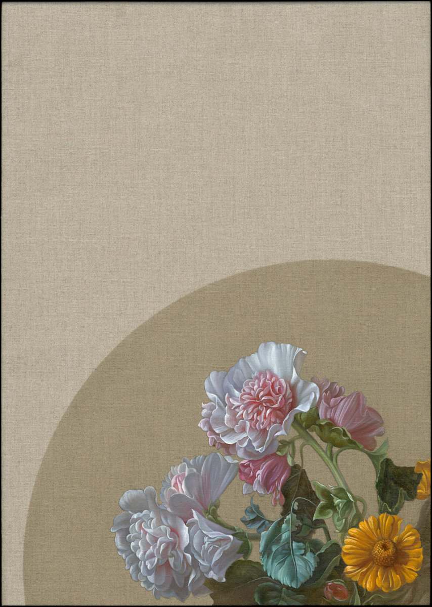 花好月圓#1（兩件一組）Blooming Flowers and Full Moon #1 by 盧昉 LU Fang, Image 6.