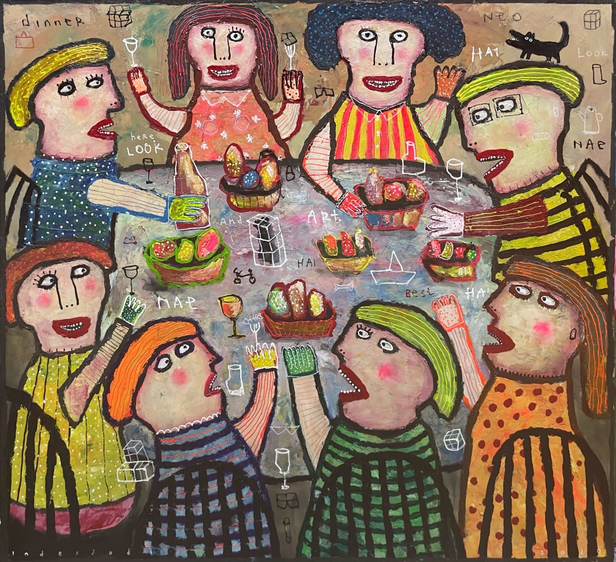 晚餐系列1  Dinner Series 1 by 印德拉·多迪 Indra DODI, Image 1.