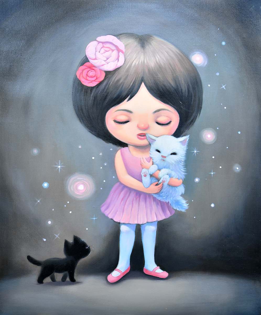 ⿊貓⽩貓Black Cat and White Cat by 陳盈帆 CHEN Yvonne, Image 1.