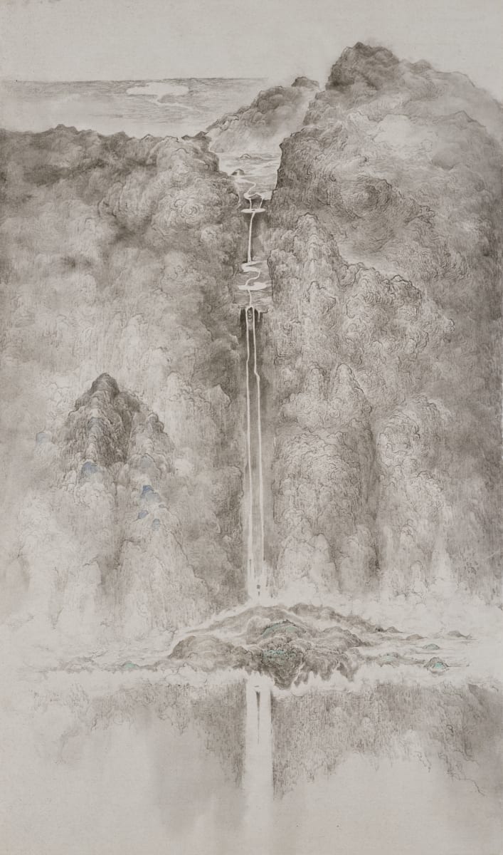 眾神瀑布 Waterfall for Gods by 白雨 Bai Yu 