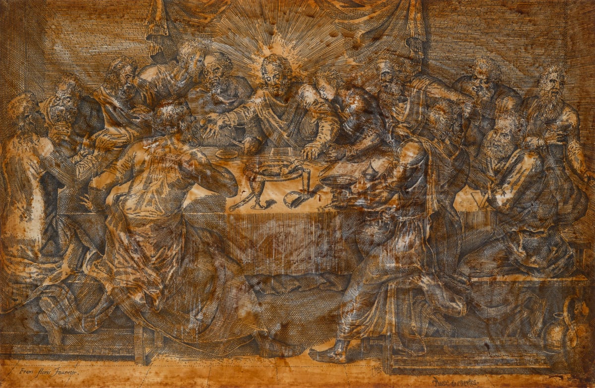 弗蘭斯弗洛里斯《最後的晚餐》之後 After Frans Floris “The Last Supper” by 艾迪．蘇山托 Eddy Susanto 