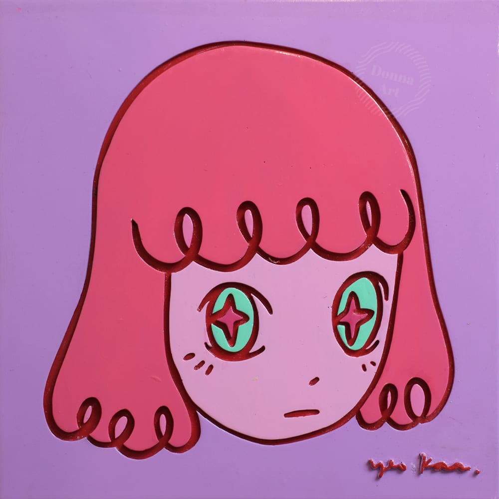 TILES 拼磚上的女孩 深紫 by 優卡 Yeo Kaa, Image 1.