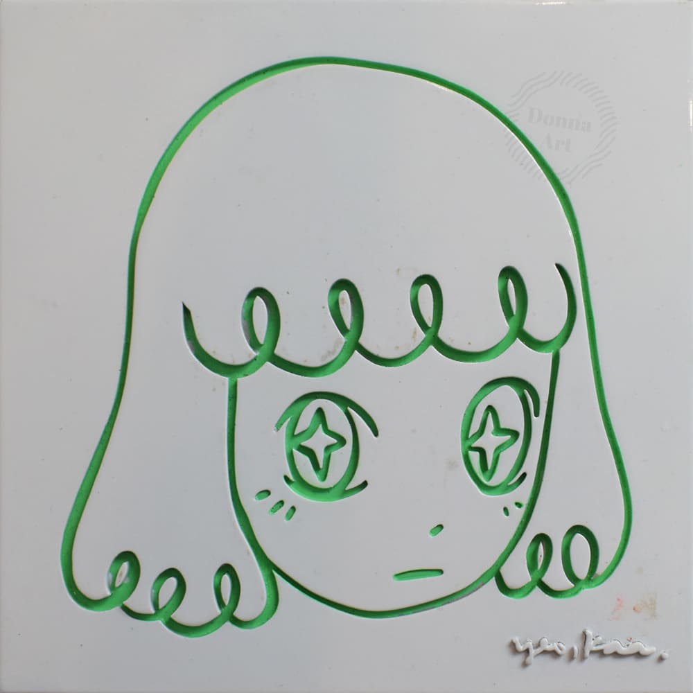 TILES 拼磚上的女孩 白 by 優卡 Yeo Kaa, Image 1.