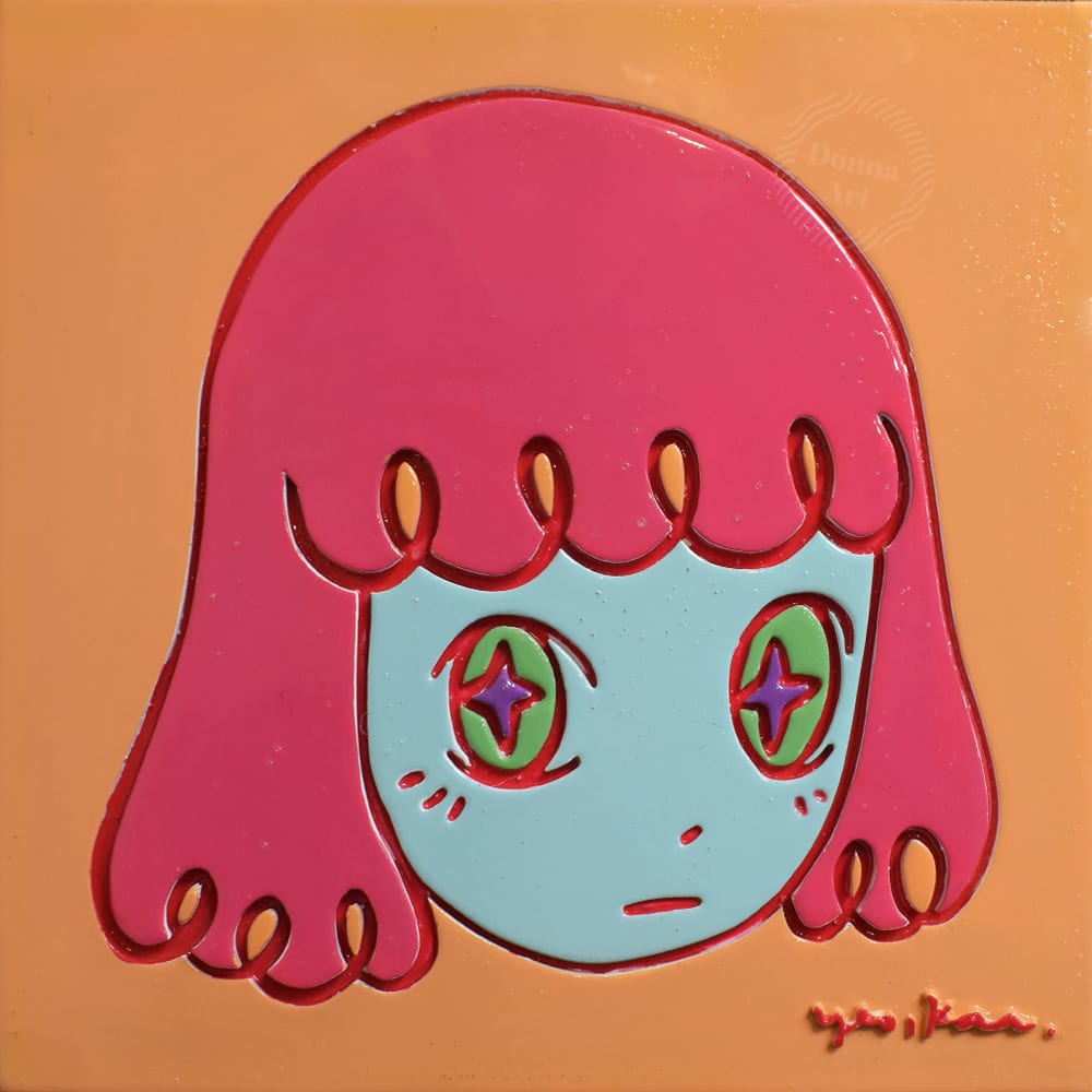 TILES 拼磚上的女孩 橙 by 優卡 Yeo Kaa, Image 1.