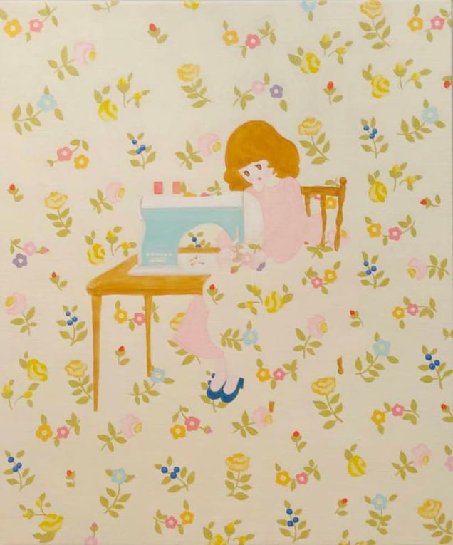 縫衣女工 What's She Doing Now? She's Making Clothes by 森田 麻祐子 Mayuko Morita 