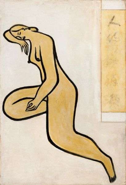 常玉限量版畫 - 人約黃昏後 Sanyu - Liaisons After Sunset by 常玉 Sanyu 