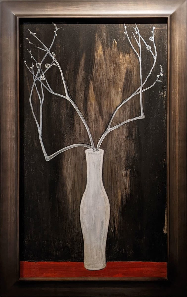 常玉限量版畫 - 瓶梅 Prunus Branch by 常玉 Sanyu 