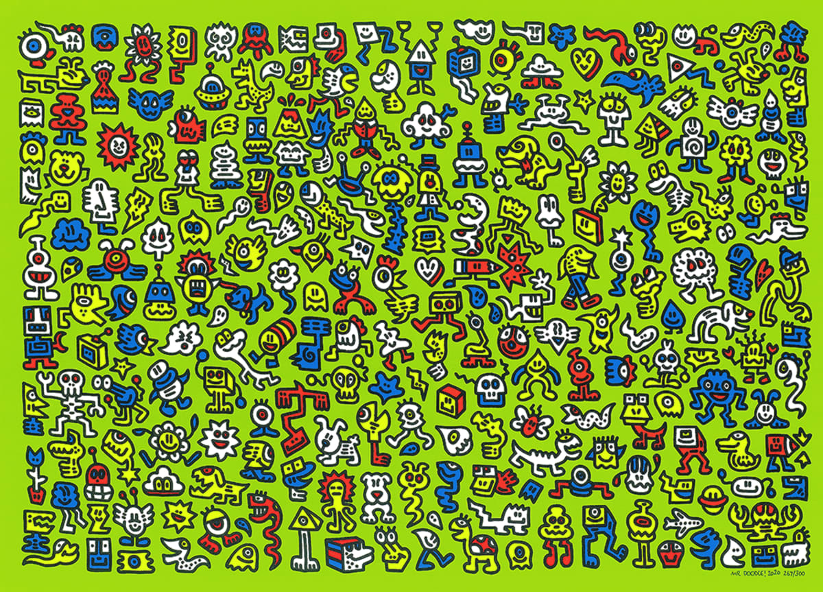 (252/300) 外星城鎮 Alien Town by 塗鴉先生 Mr. Doodle 