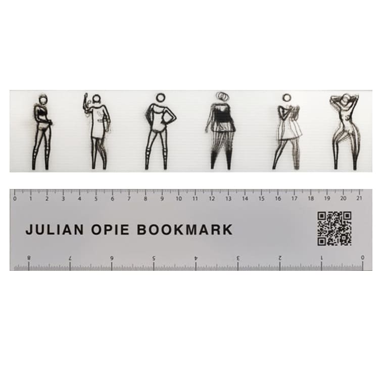 光柵書籤 Lenticular bookmark - Dancing by 歐培 Julian OPIE 