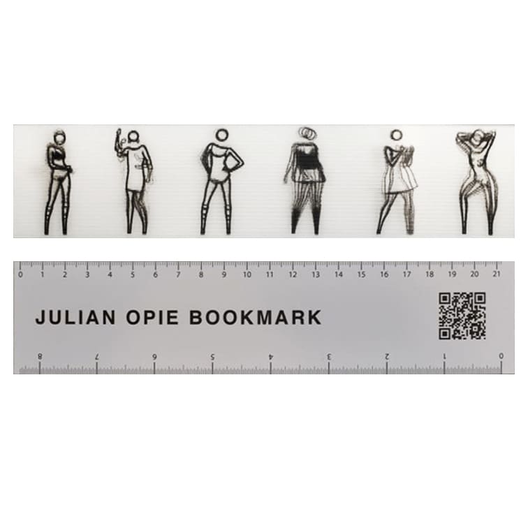 光柵書籤 Lenticular bookmark - Dancing by 歐培 Julian OPIE, Image 1.