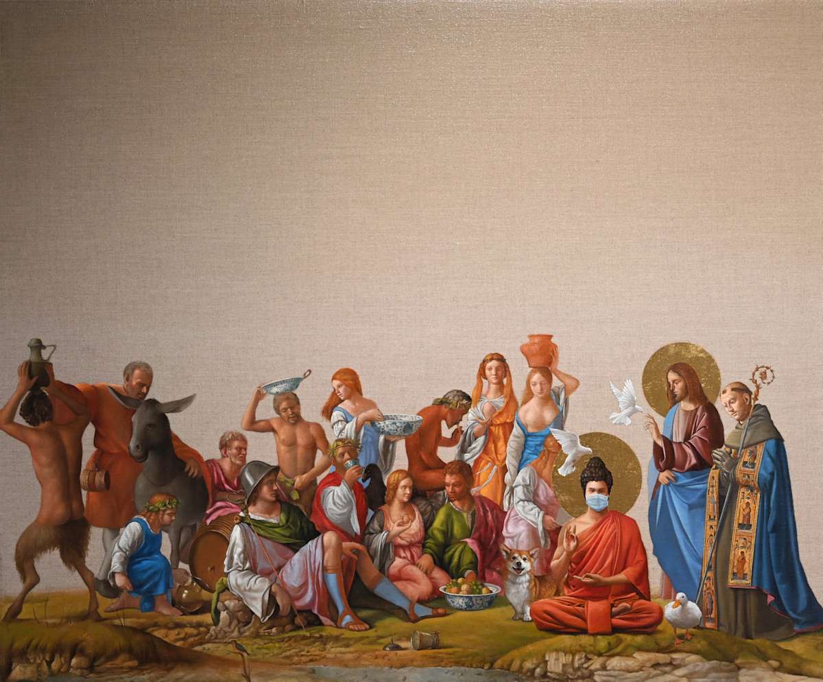 疫情下的諸神盛宴 The Gathering of Deities during the Pandemic by 盧昉 LU Fang, Image 2.