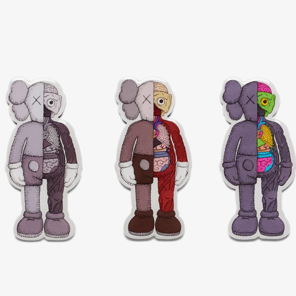 Kaws 半剖紀念磁鐵組 (3個一組) by KAWS 