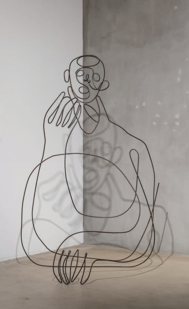 沉思的人 Pensive Human by 盧淳天 NO Sooncheon, Image 1.
