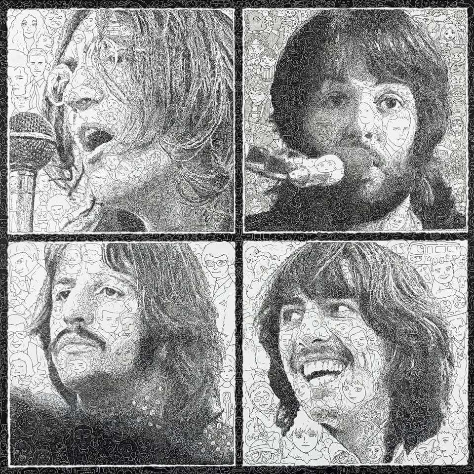 披頭四 - 歷史名人系列 (11) The Beatles - Historical Portraits No 11 by 佐垣慶多 SAGAKI Keita 