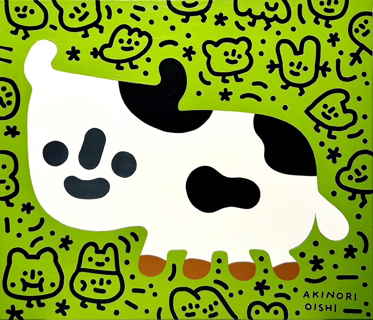生肖系列-牛 Zodiac Series-Cow by 大石曉規 Akinori Oishi 