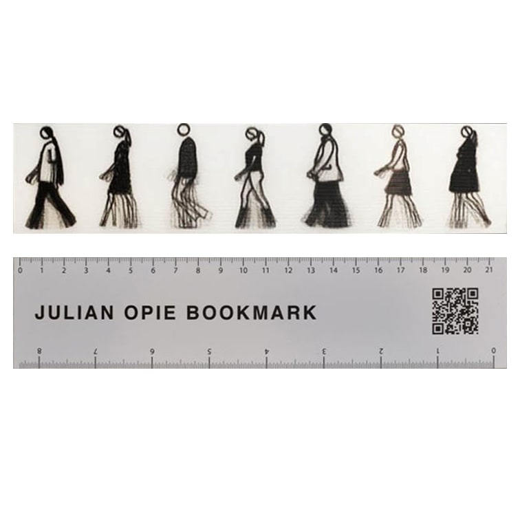 光柵書籤 Lenticular bookmark - Walking by 歐培 Julian OPIE, Image 1.