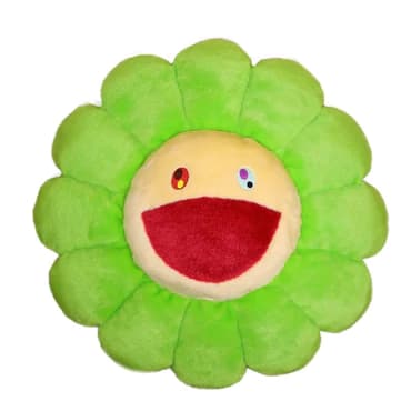 村上隆花抱枕MURAKAMI Takashi Flower Cushion 60cm (Green) from the