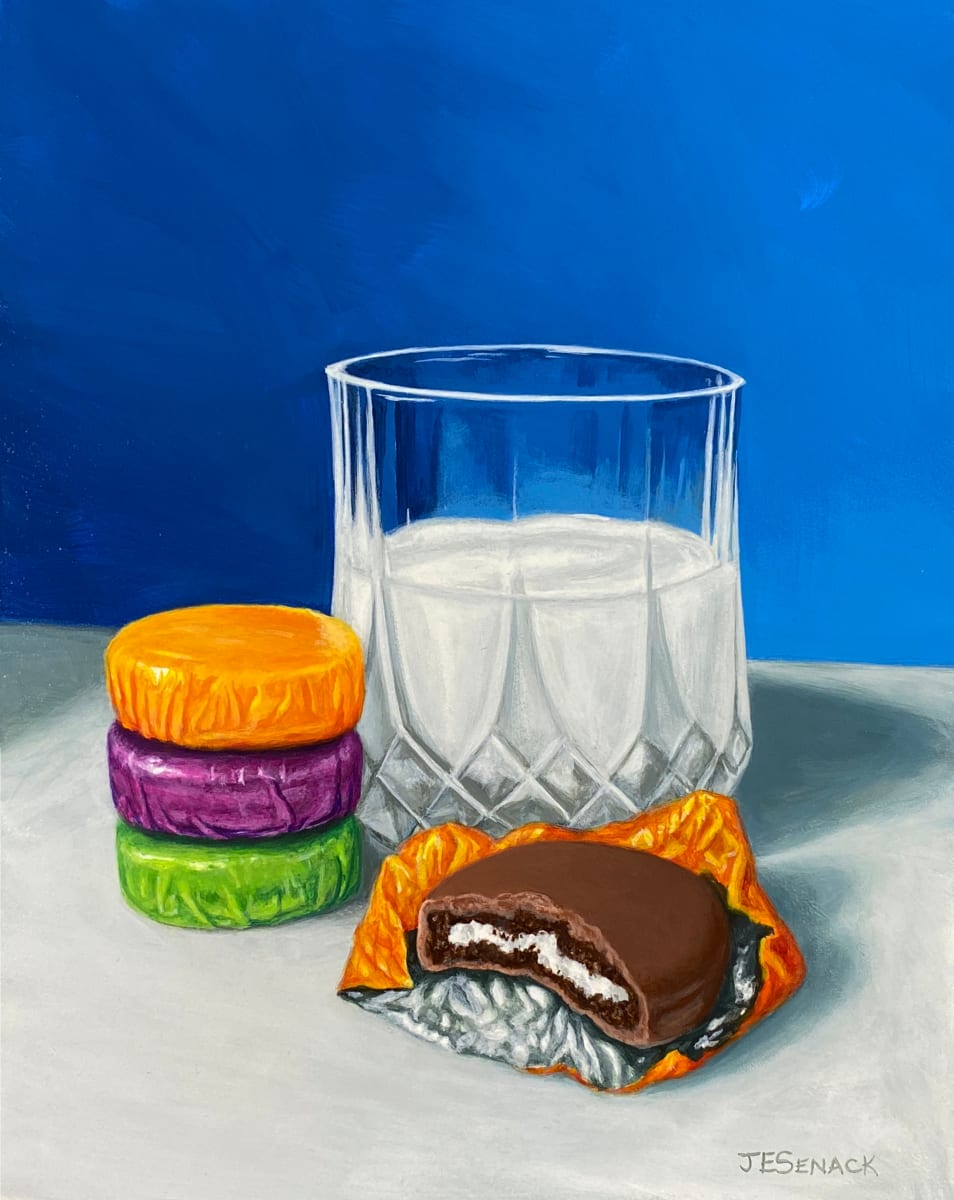 #376 Milk and Cookies by J Elaine Senack 