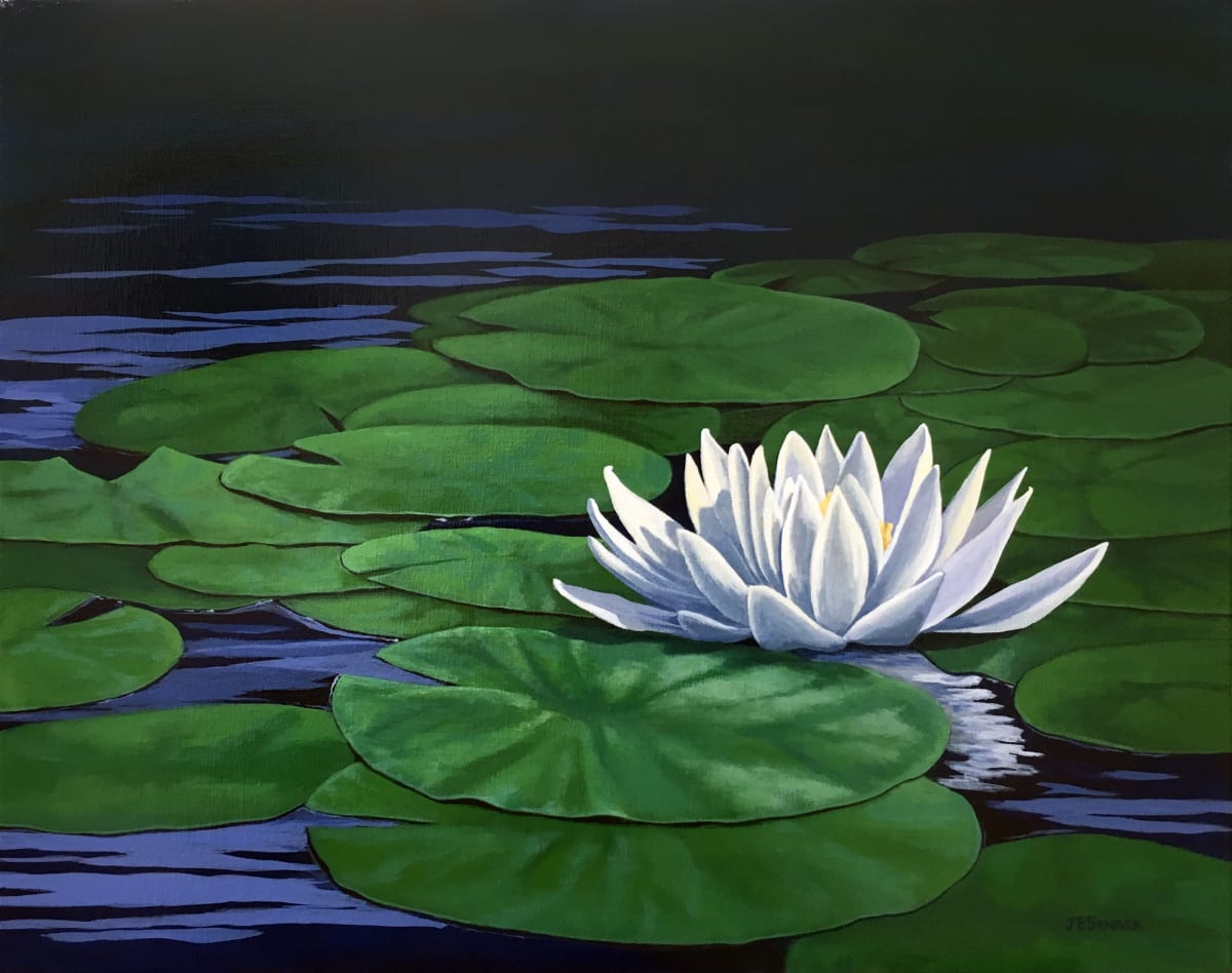 #287 Water Lily by J Elaine Senack 