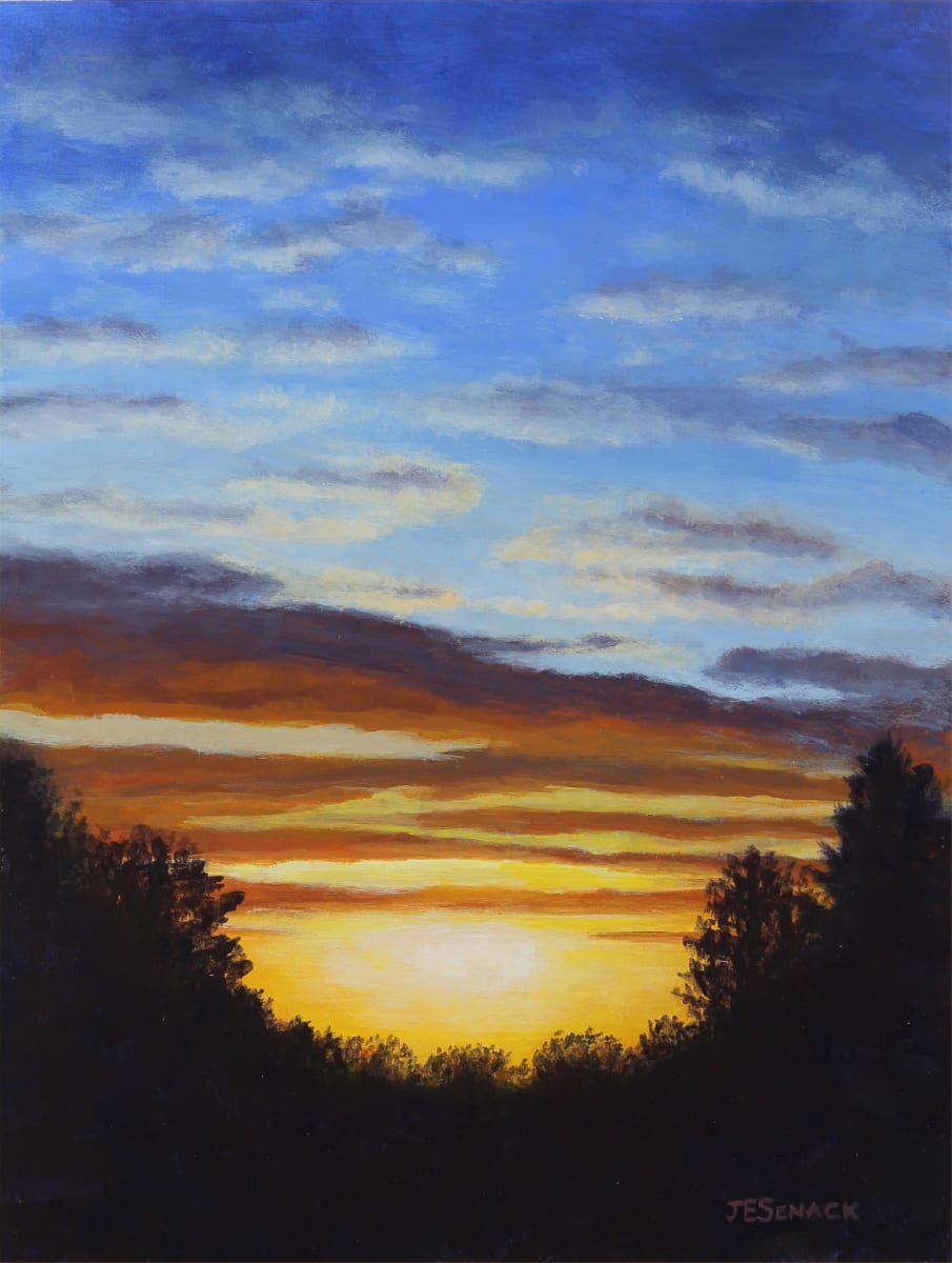 #311 August Sunset by J Elaine Senack 