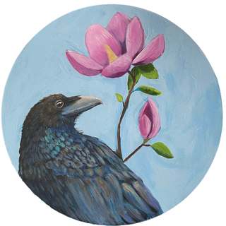 Raven and Magnolia by Leslie Cline 